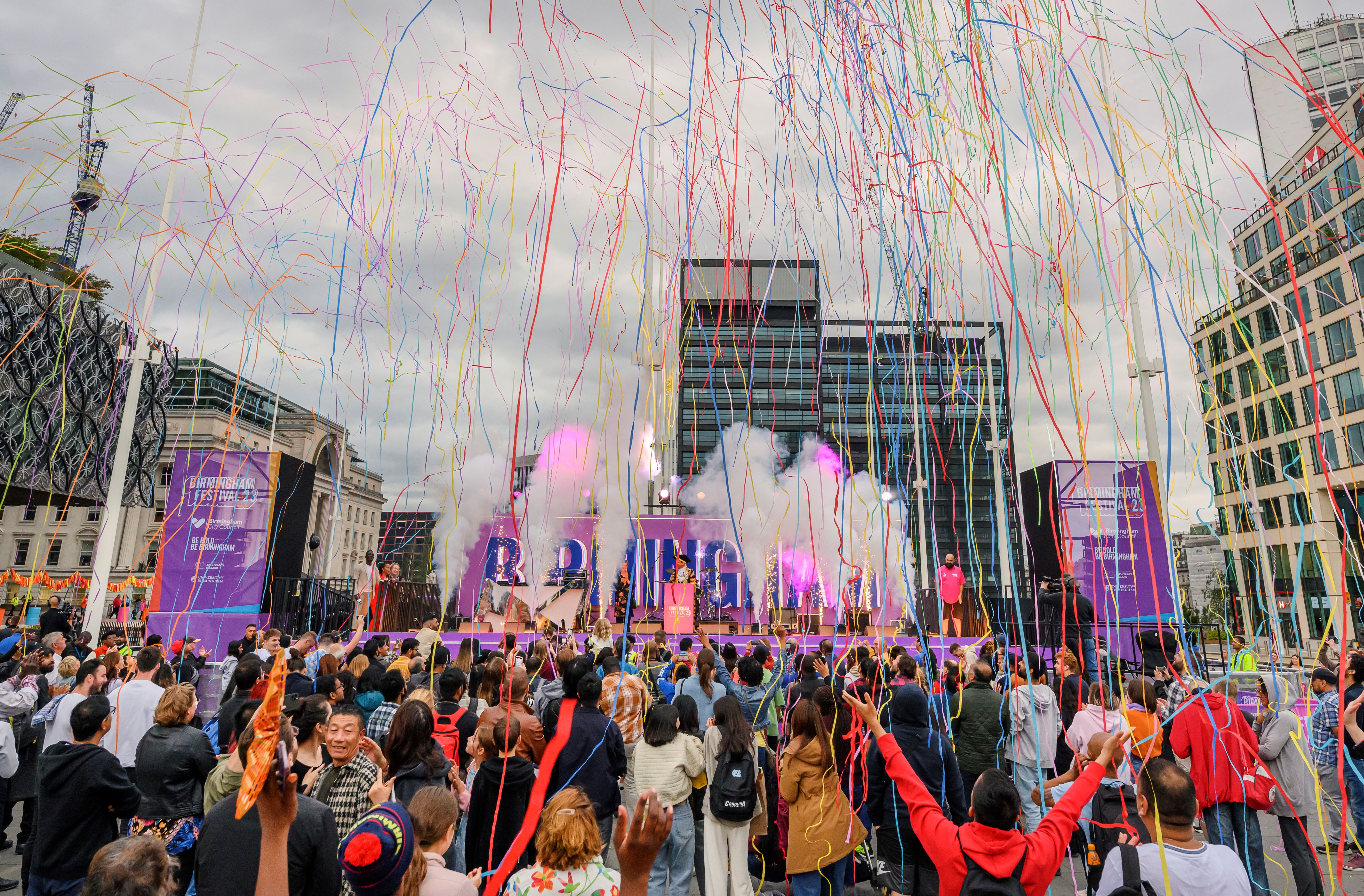 Birmingham Festival 2023 opening event. Photo credit Katja Ogrin