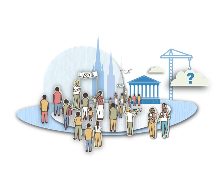 Illustration of power and participation